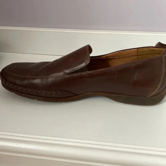 Mephisto brown leather slip ons size 9 1/2 main image 9